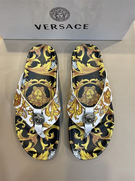 slipper versace|Versace slippers for sale.